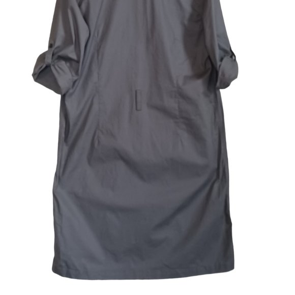 Olive Green Button-front V-neck Dress size Large - Picture 5 of 5